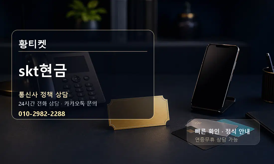 skt현금 황티켓 대표 이미지