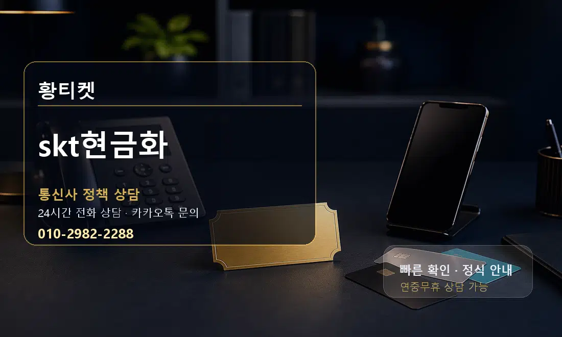 skt현금화 황티켓 대표 이미지