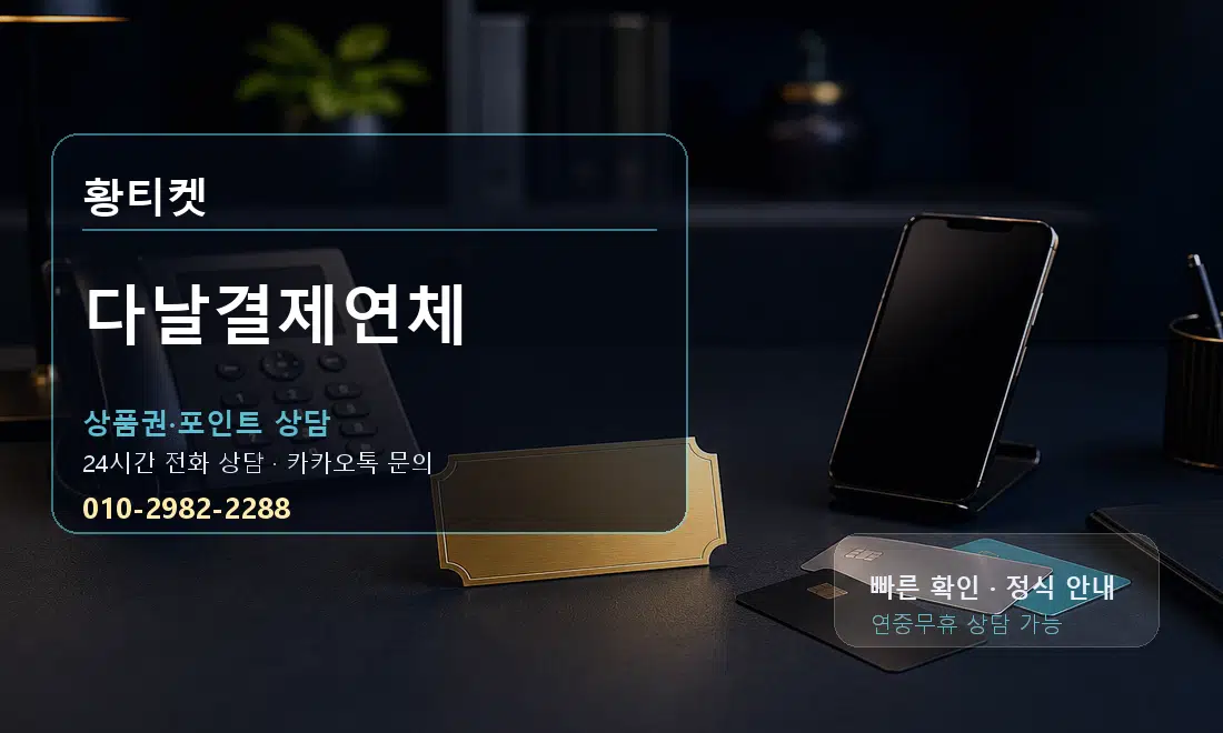 다날결제연체 황티켓 대표 이미지