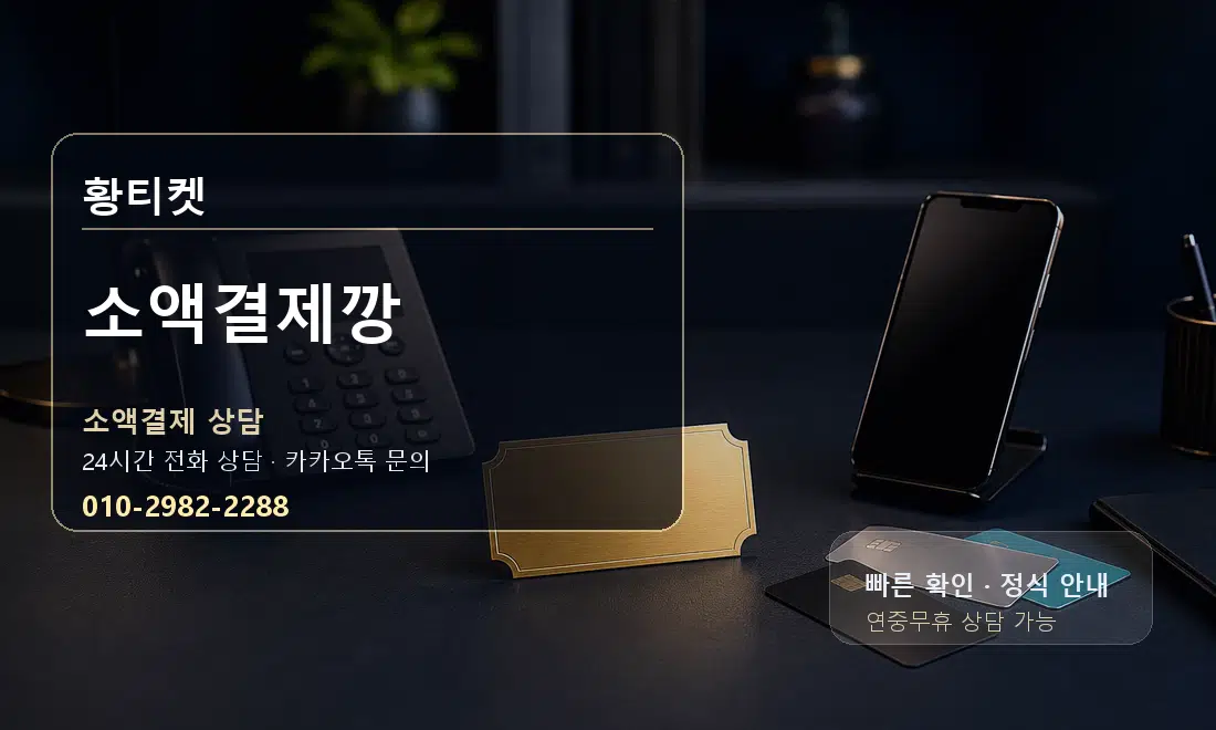 소액결제깡 황티켓 대표 이미지